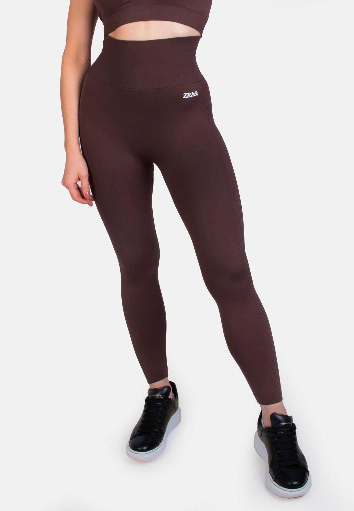 Kaffee Shape Seamless Leggings | Fashion Königin
