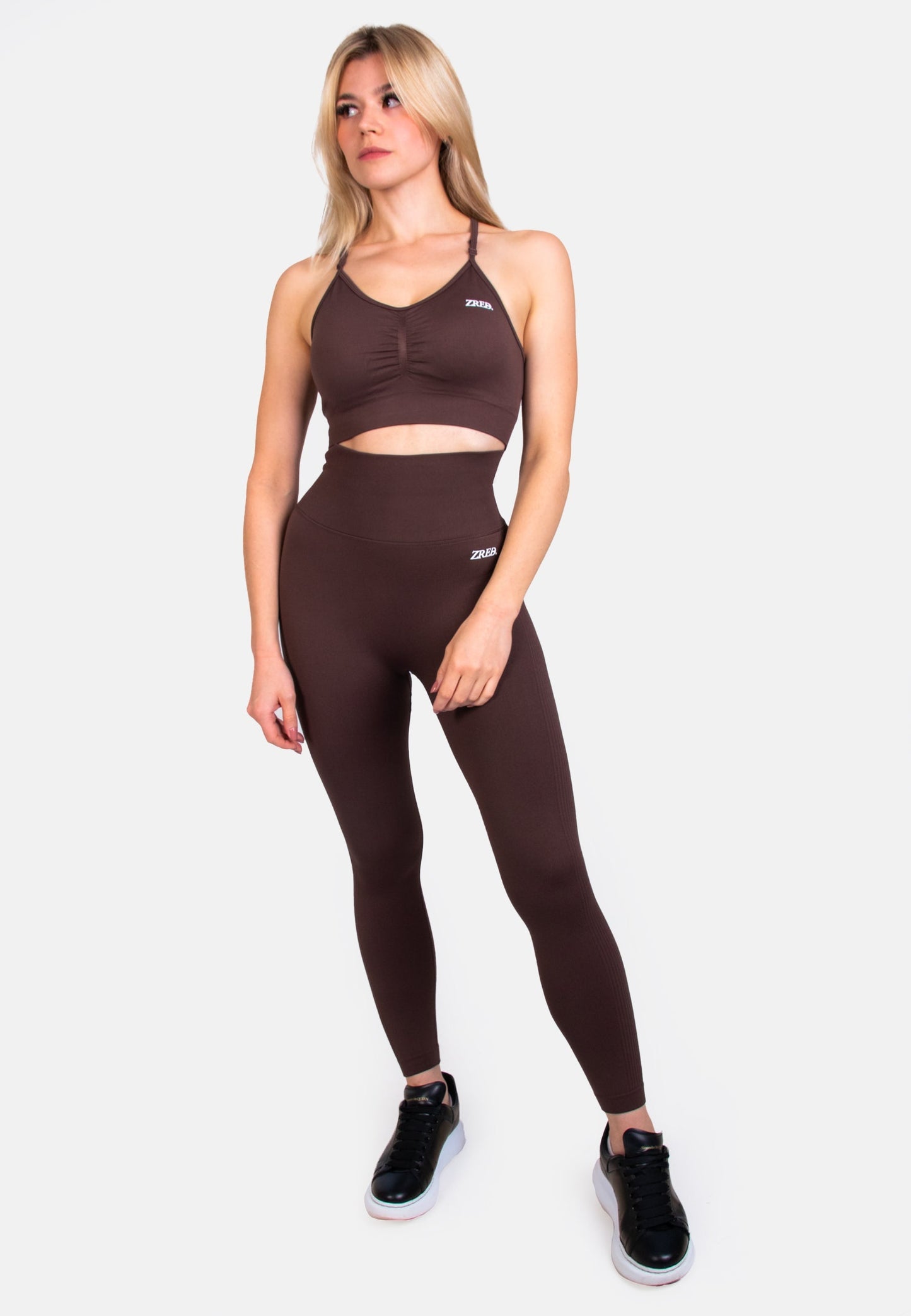 Kaffee Shape Seamless Leggings | Fashion Königin