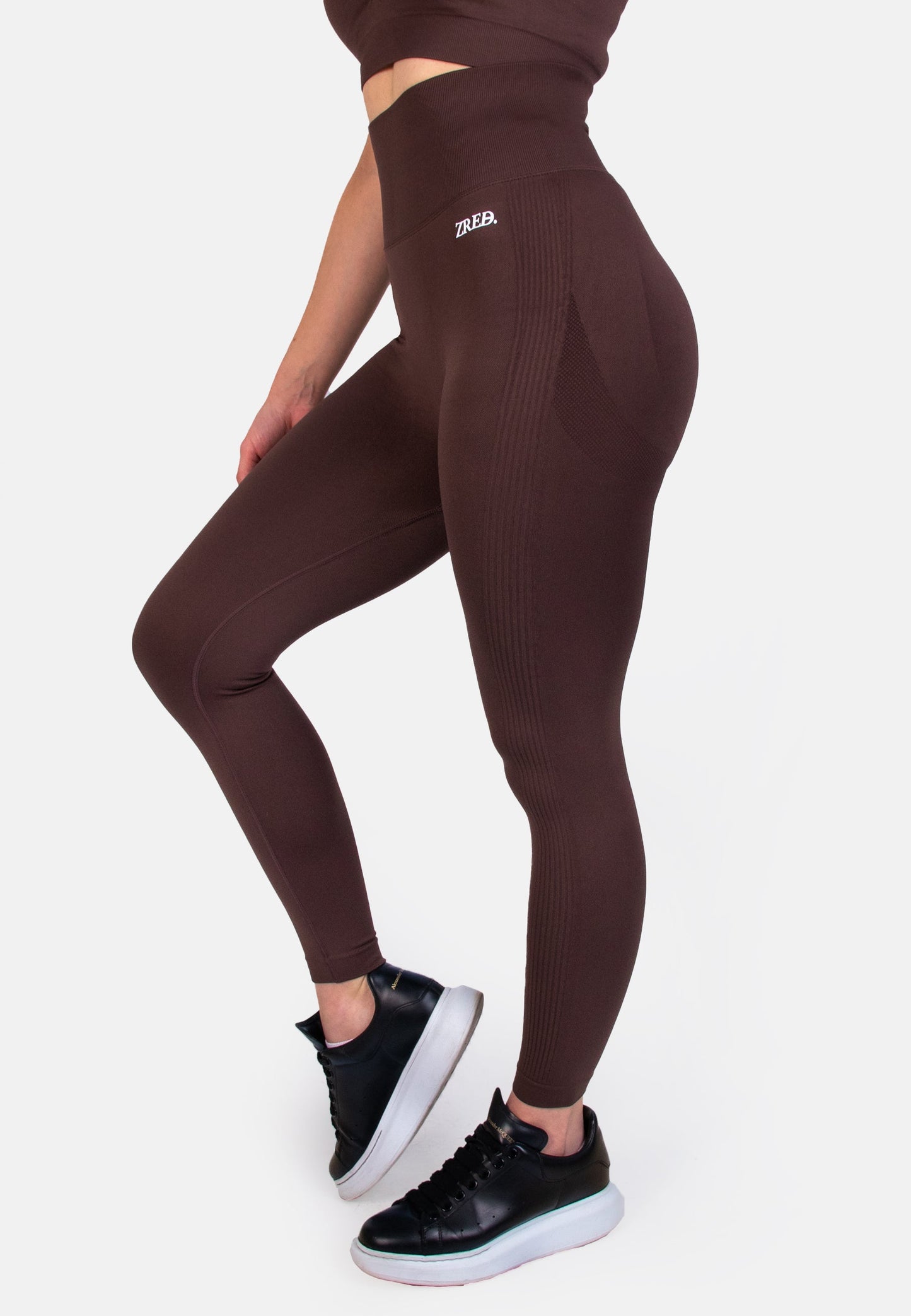 Kaffee Shape Seamless Leggings | Fashion Königin