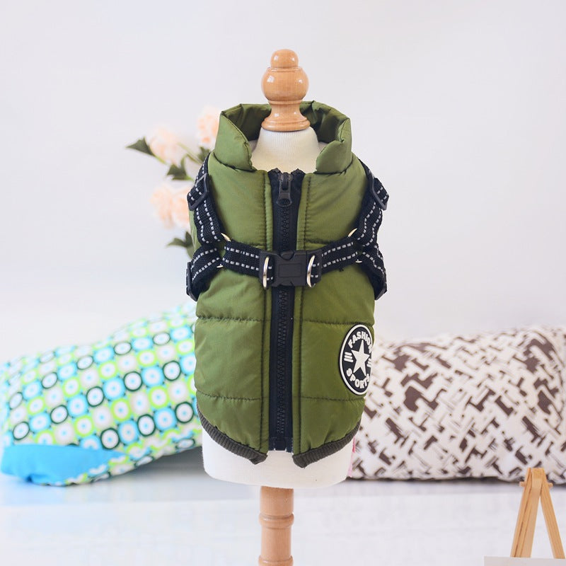 Wasserdichter Wintermantel für Hunde – Warm, winddicht & reflektierend! 🐶❄️