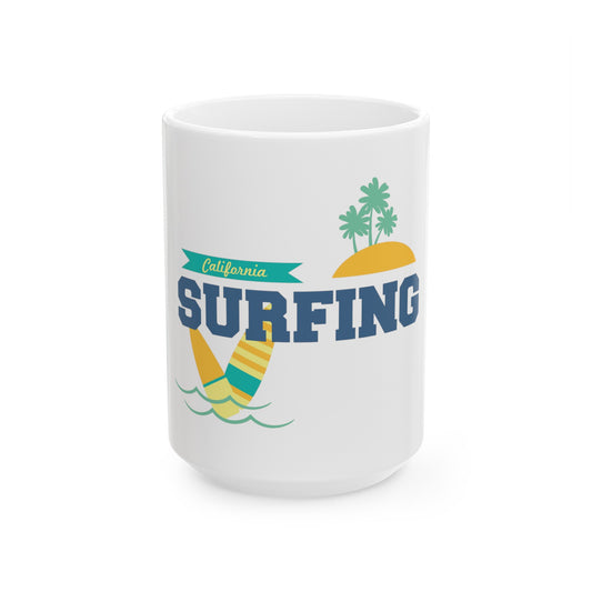 California Surfing Keramiktasse, (330 ml, 450 ml)