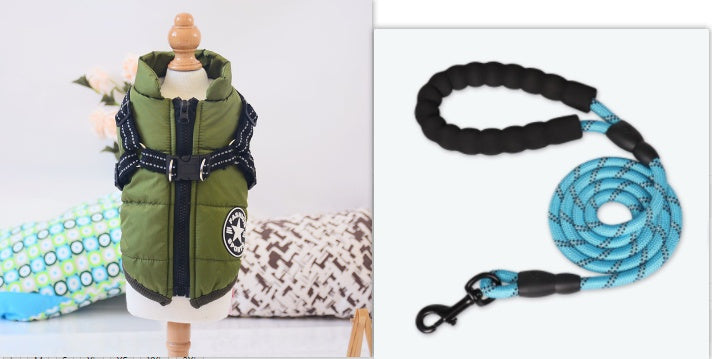 Wasserdichter Wintermantel für Hunde – Warm, winddicht & reflektierend! 🐶❄️