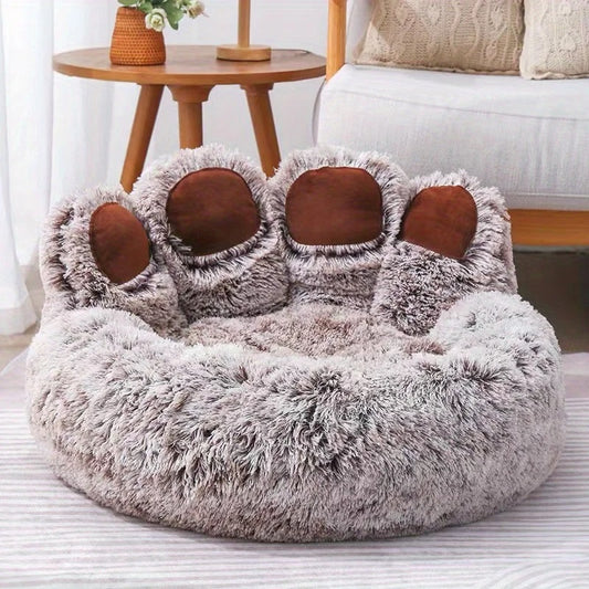 Hundebett Pfote | Braun | ATTADEX