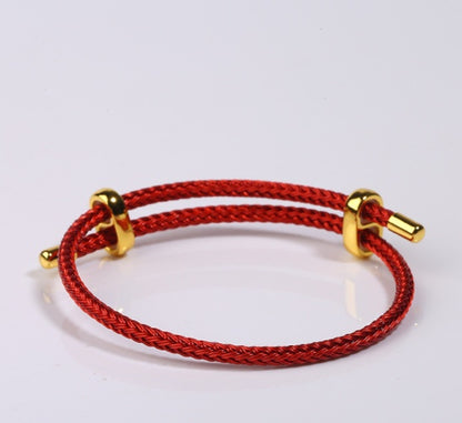 Elegantes Twist-Armband mit Goldfarbenem Design – Stilvolles Accessoire für jeden Anlass