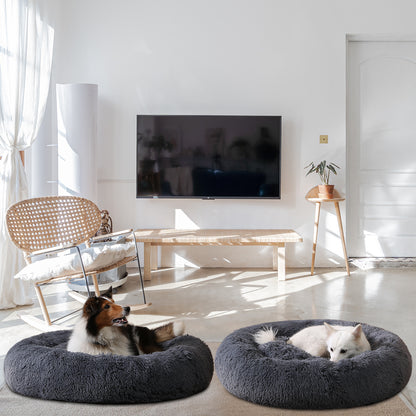 Flauschiges Donut-Hundebett | ATTADEX