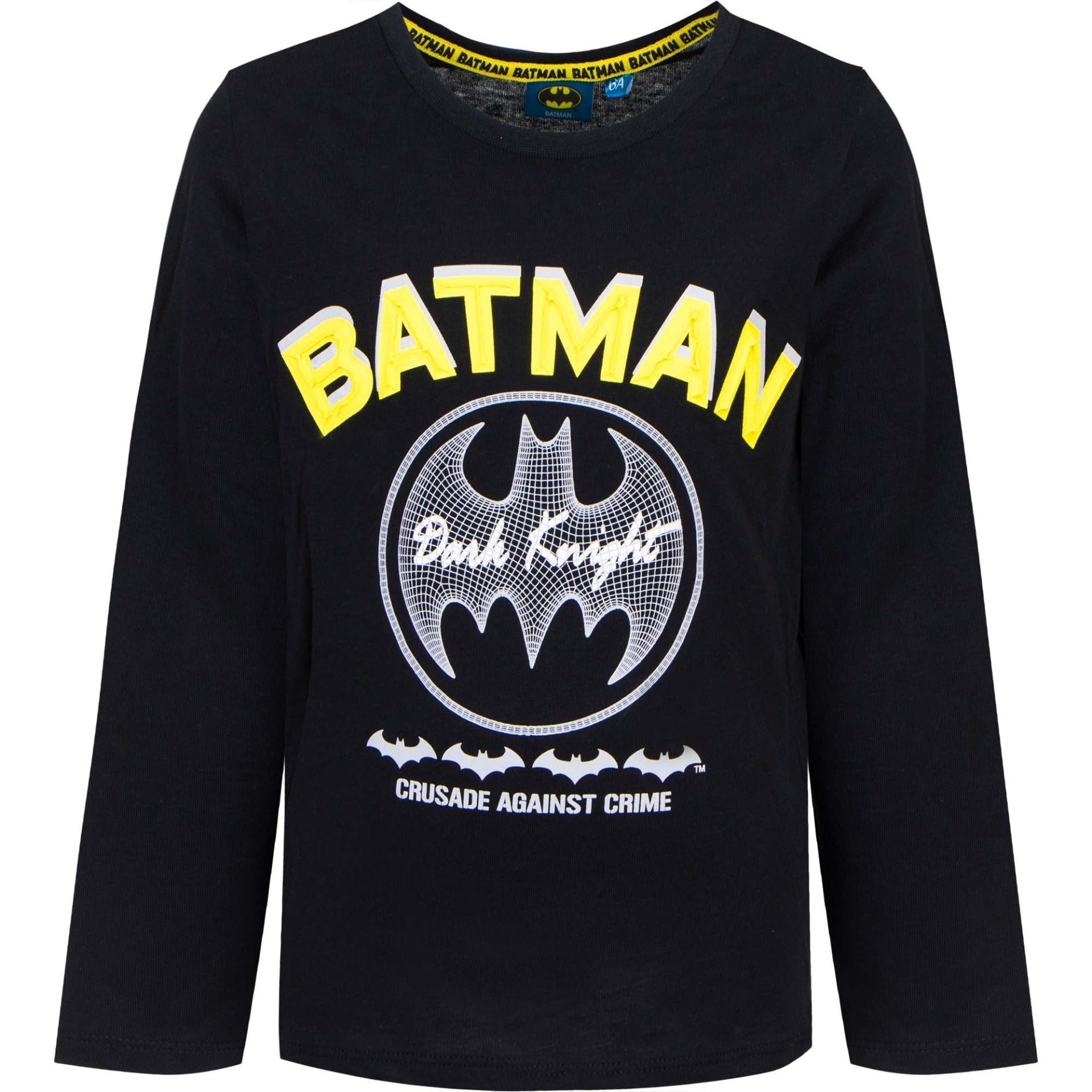 Jungen Langarmshirt mit Batman Motiv Schwarz | Fashion Königin