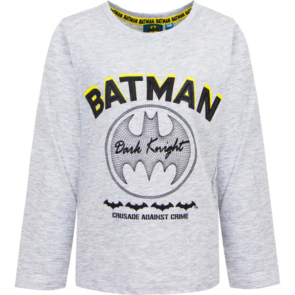 Jungen Langarmshirt mit Batman Motiv Grau | Fashion Königin