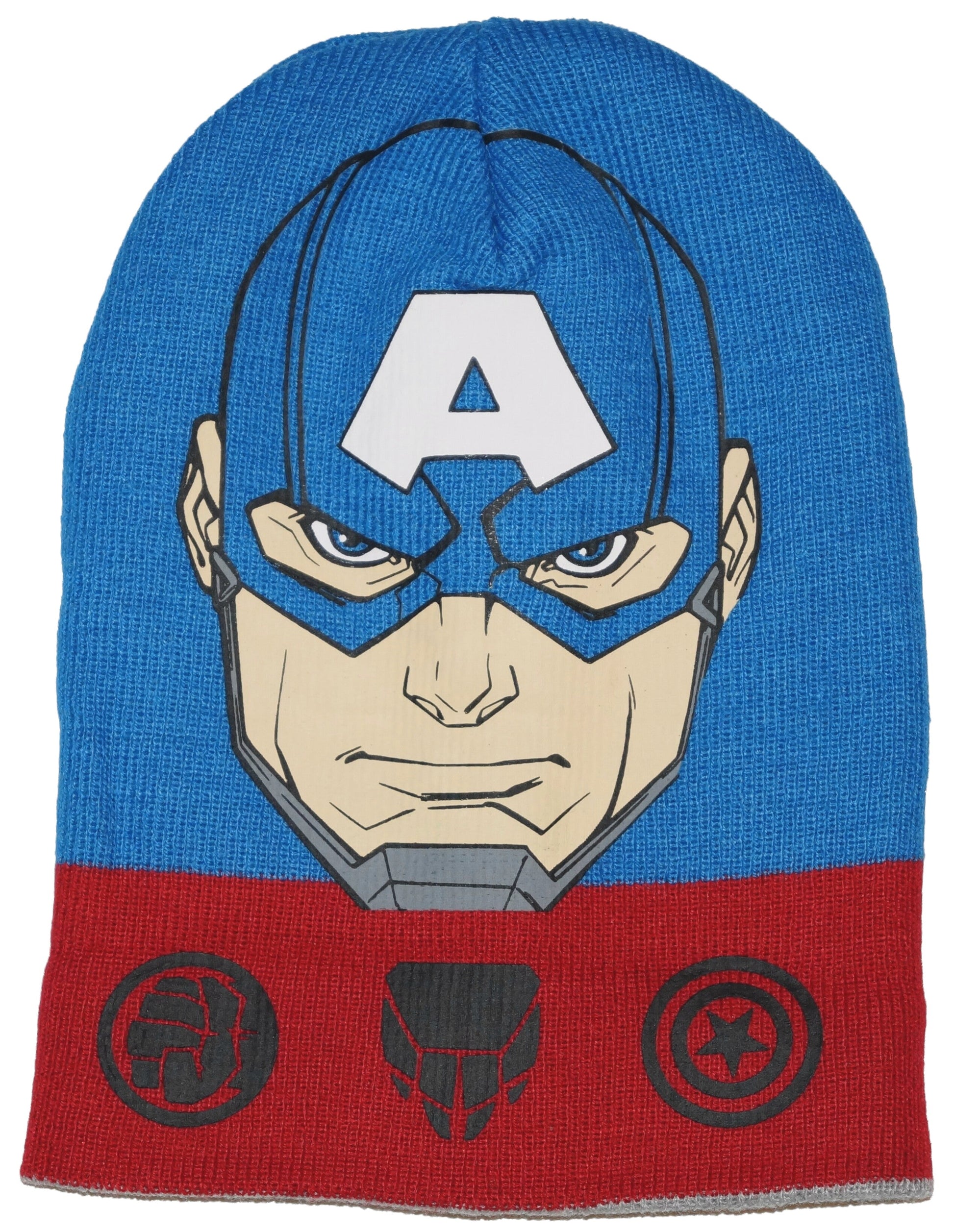 Kinder Marvel Avengers Wendemütze mit Motiv | Fashion Königin