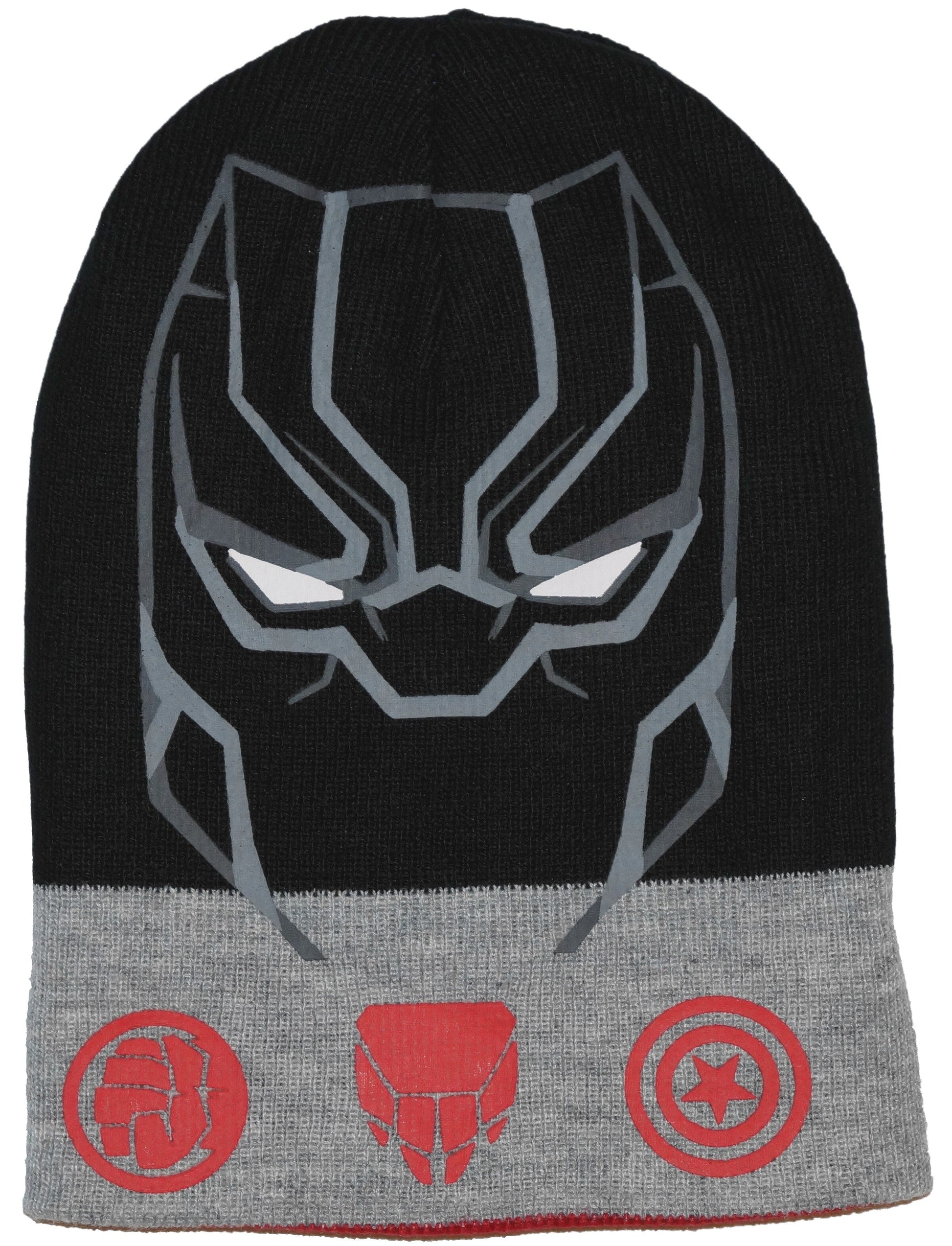 Kinder Marvel Avengers Wendemütze mit Motiv | Fashion Königin
