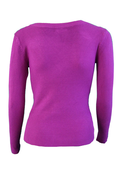 Bordeaux Pullover Langarm Schwarz Weis Braun Blau Grau Rot | Fashion Königin
