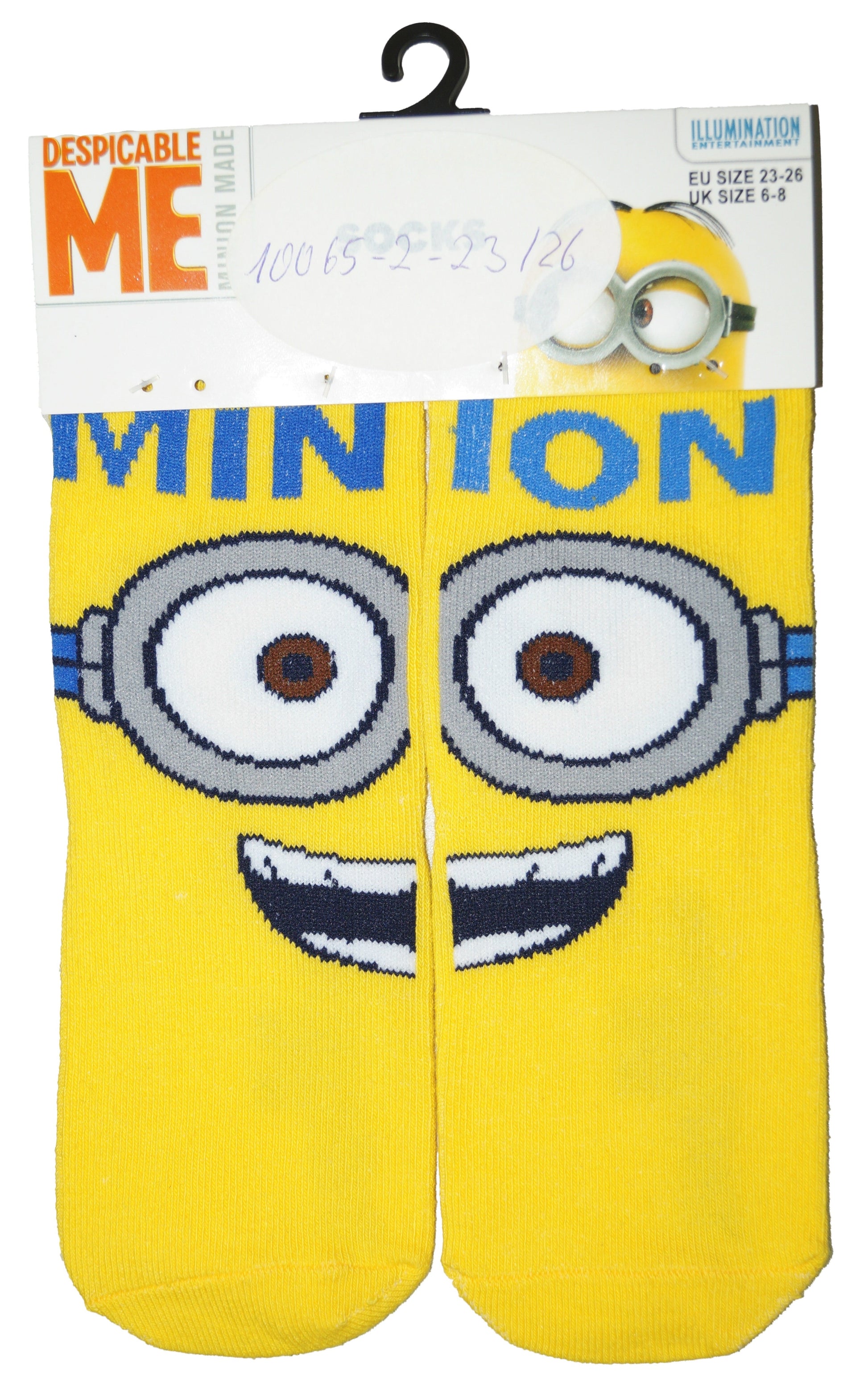 Kinder Socken Minions Gelb Kindersocken mit Motiv | Fashion Königin