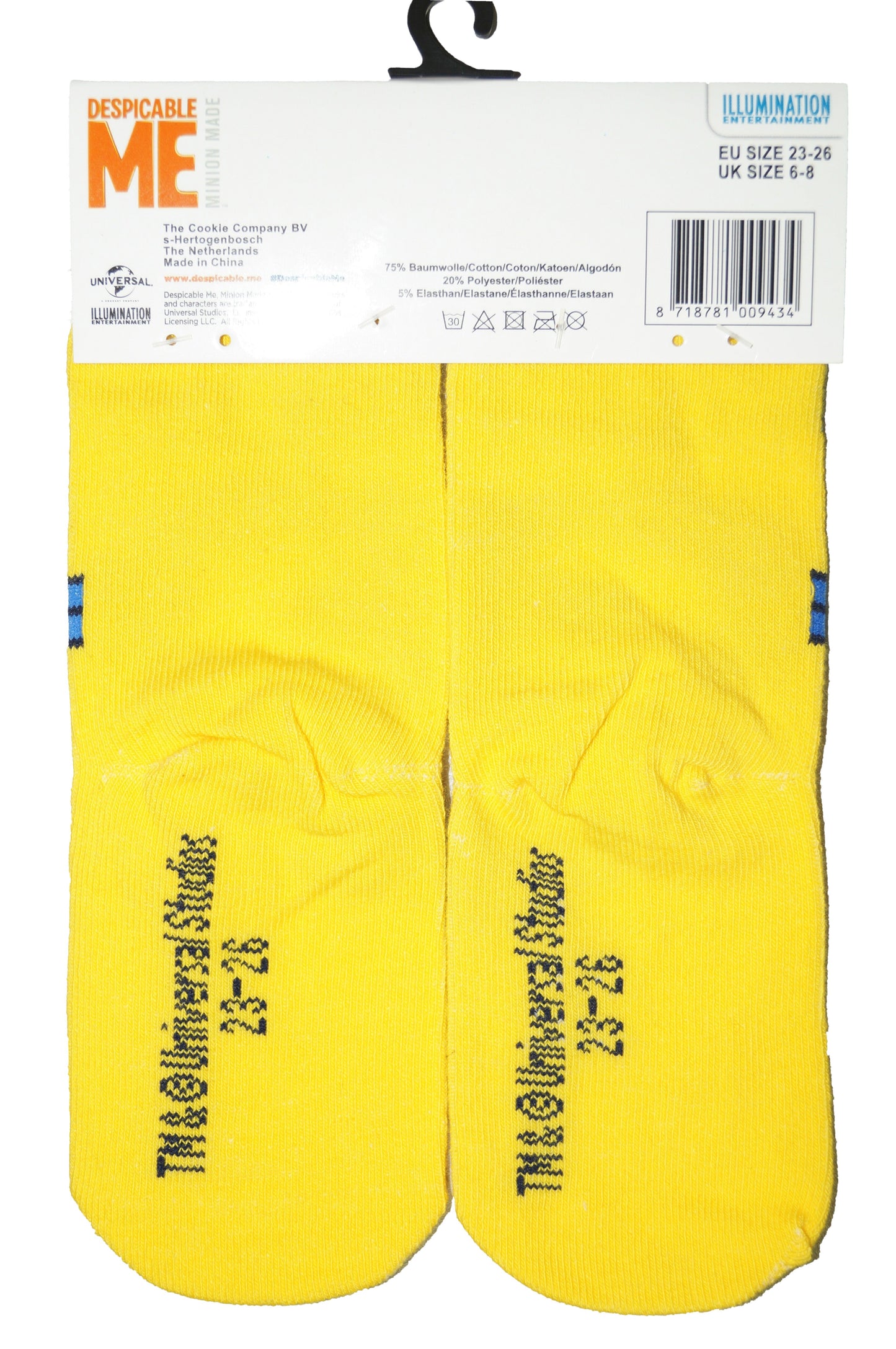 Kinder Socken Minions Gelb Kindersocken mit Motiv | Fashion Königin