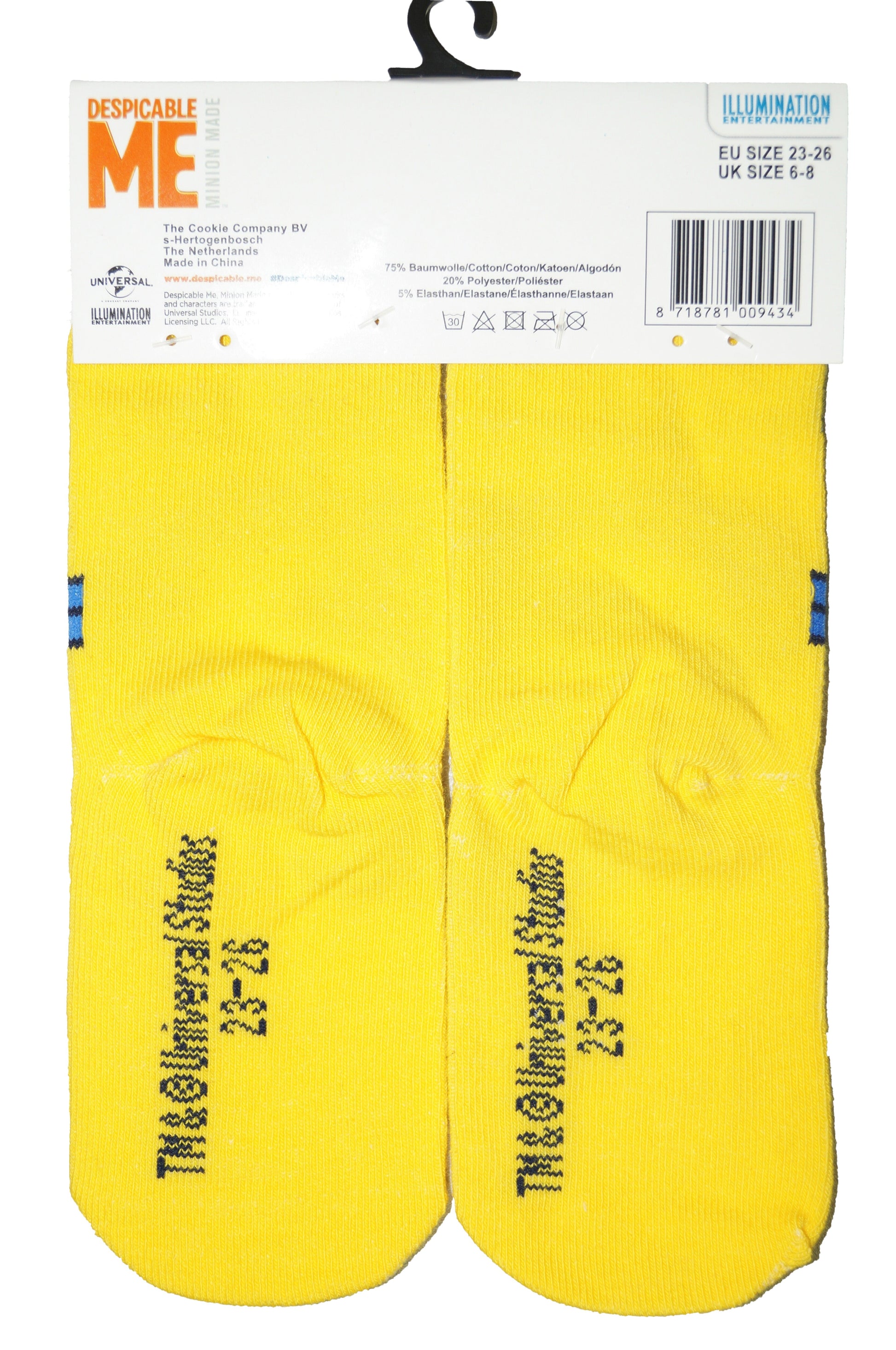 Kinder Socken Minions Gelb Kindersocken mit Motiv | Fashion Königin