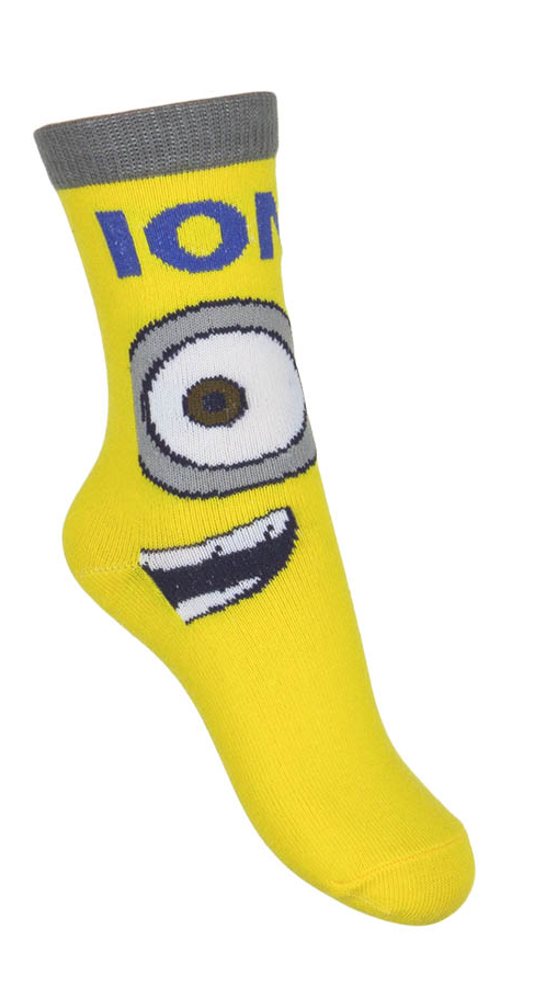 Kinder Socken Minions Gelb Kindersocken mit Motiv | Fashion Königin