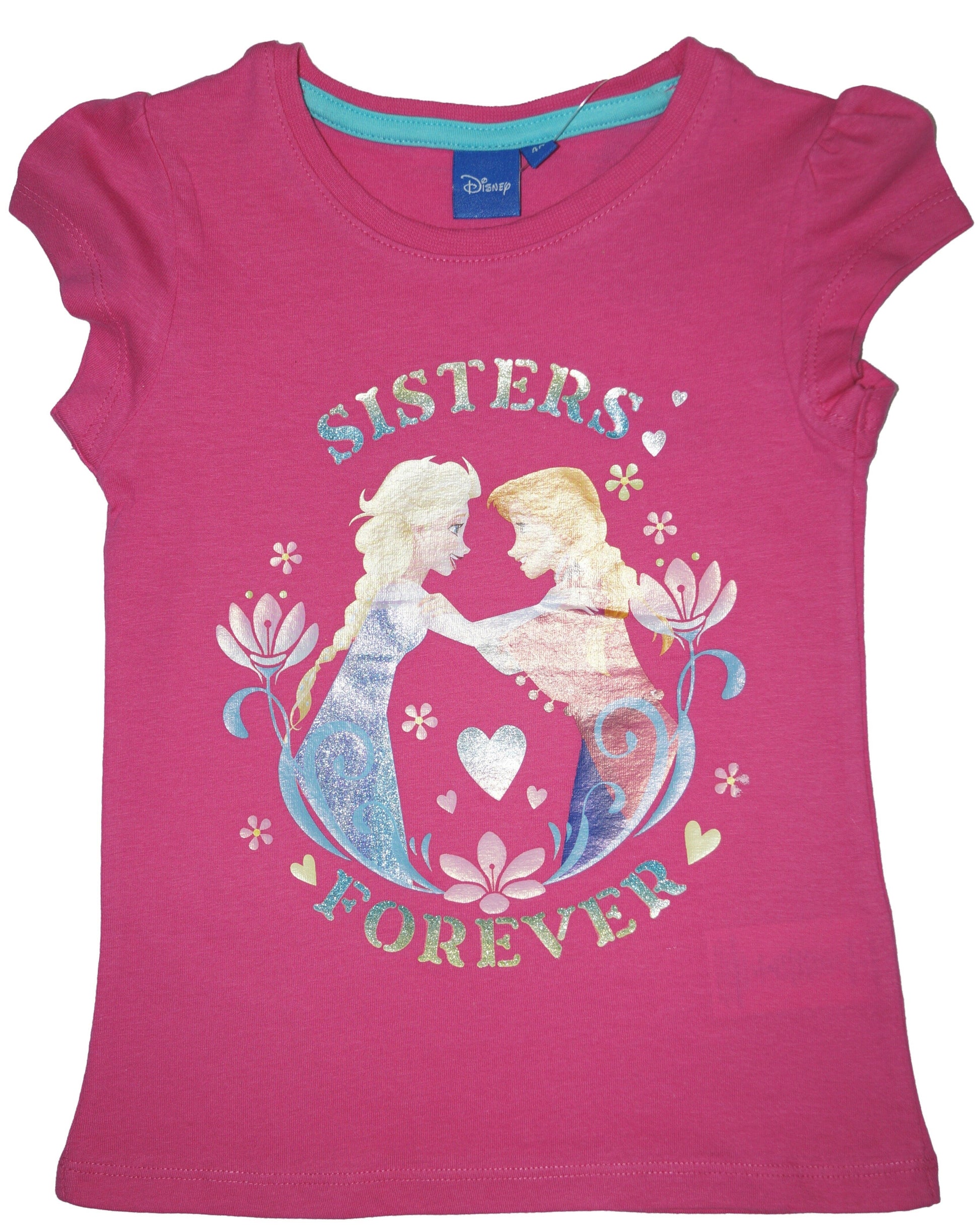T-Shirt die Eiskönigin Shirt für Mädchen mit großem Motiv die Eiskönigin Pink | Fashion Königin