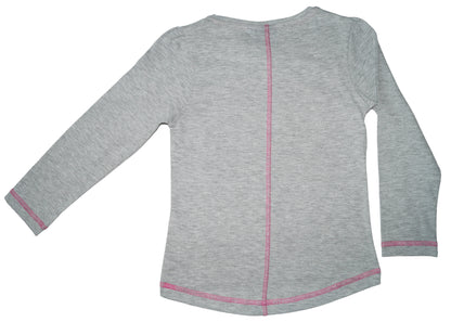 Langarmshirt für Mädchen mit großem Motiv die Eiskönigin | Fashion Königin