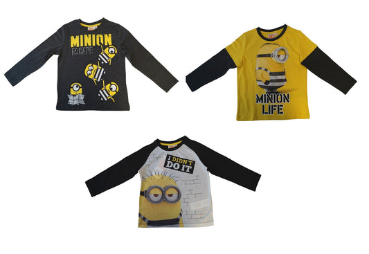 Minions Kinder Langarmshirt mit Motiv | Fashion Königin