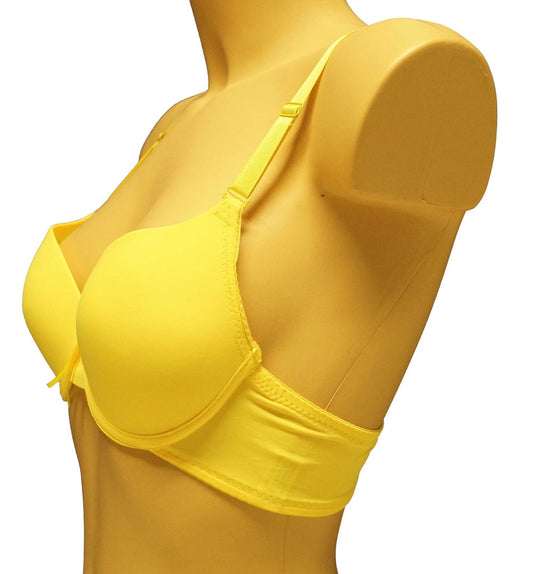 Push-UP-BH mit Bügel Neon Gelb | Schneller Versand | Fashion Königin