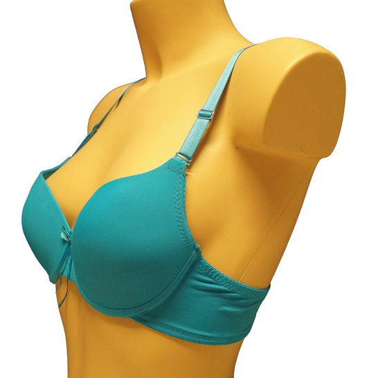 Push-UP-BH mit Bügel Türkis | Kostenloser Versand | Fashion Königin