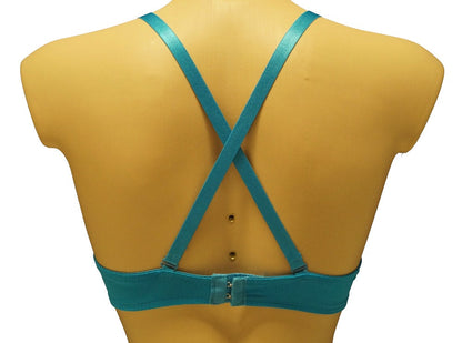 Push-UP-BH mit Bügel Türkis | Kostenloser Versand | Fashion Königin