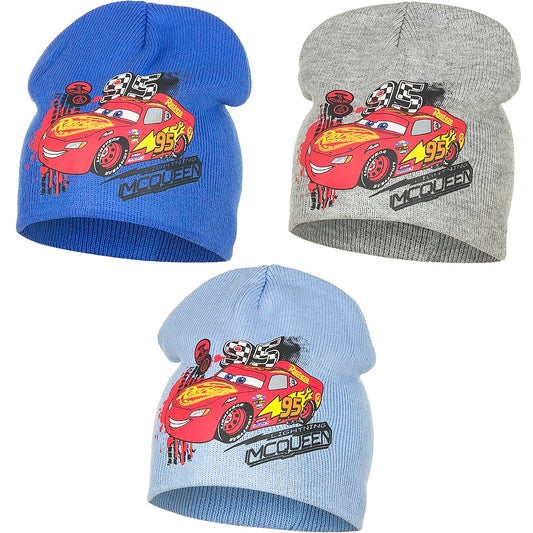 Kinder Disney Cars Mütze mit Motiv Blau, Grau und Hellblau | Fashion Königin