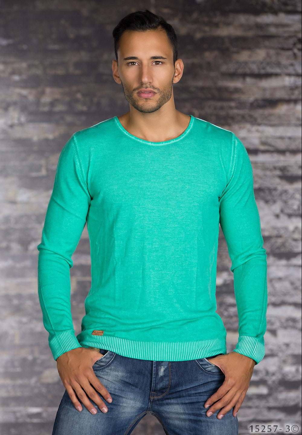 Langarm Shirt Grün | Kostenloser Versand | Fashion Königin