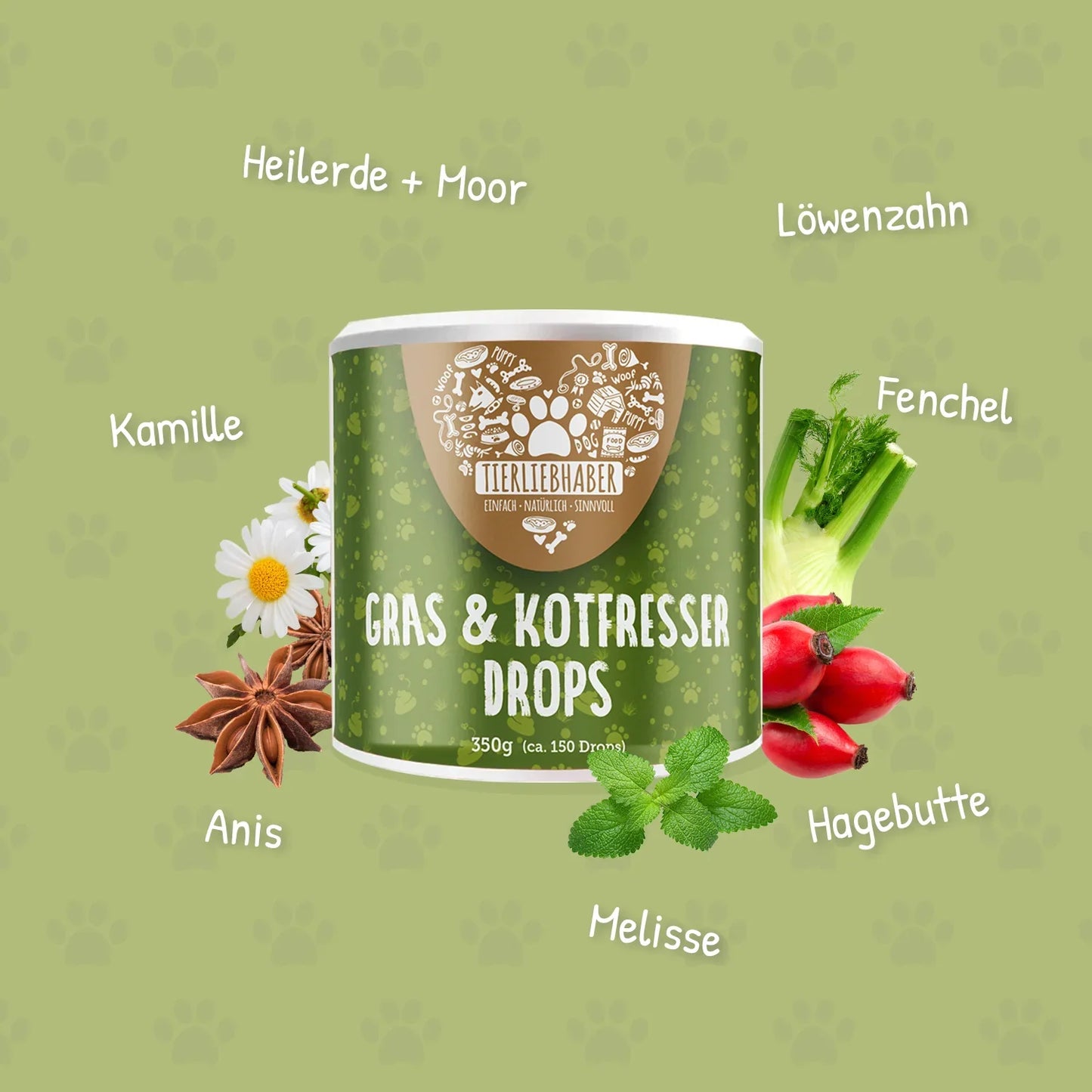 Gras- & Kotfresser Drops | Ergänzungsfuttermittel für Hunde_1 | ATTADEX