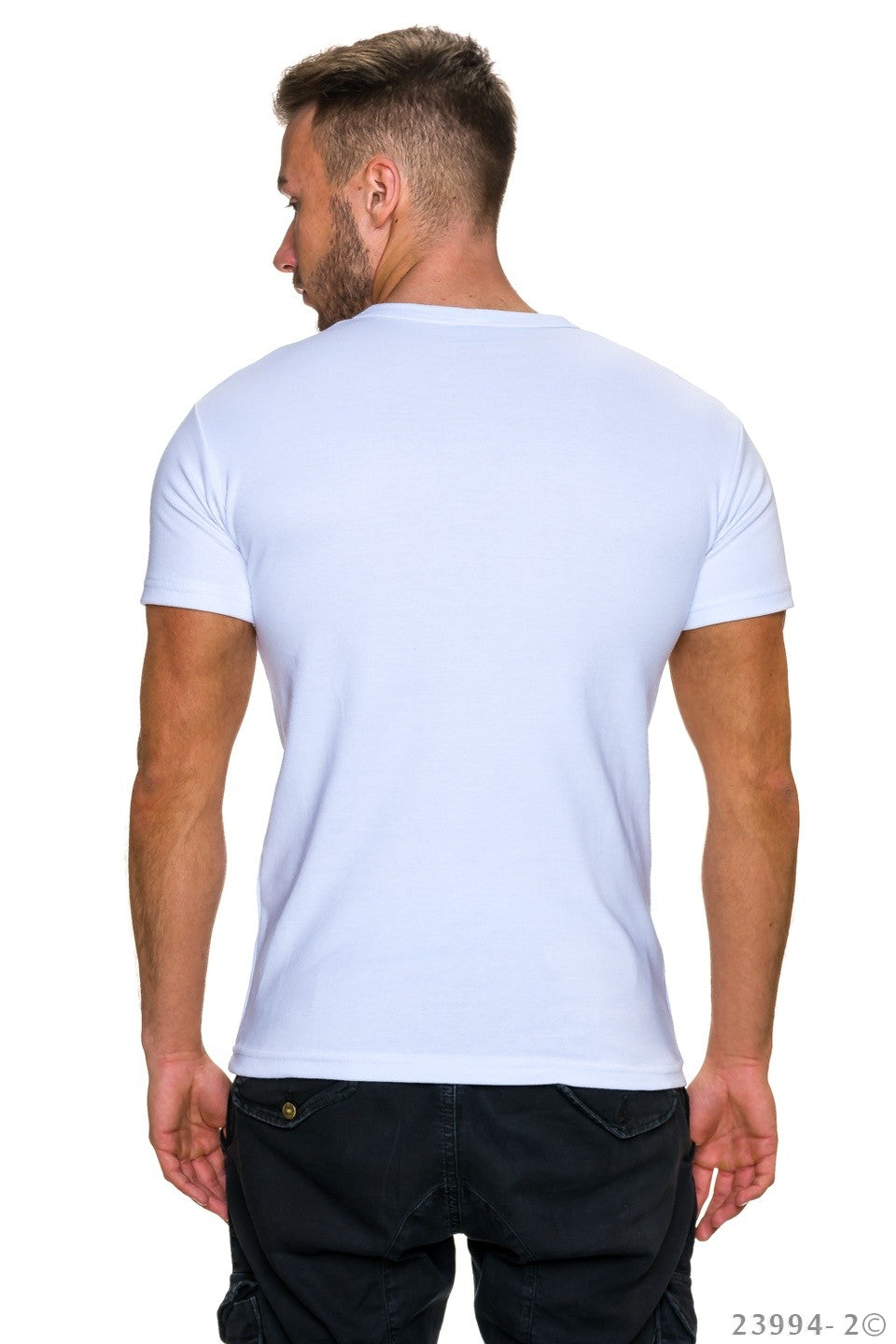 T-Shirt Henley Monaco Stickerei Shirt Hingucker | Fashion Königin
