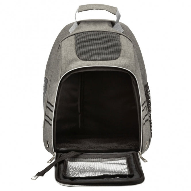 Trixie Rucksack Dan - grau-4 | Transportboxen & Hundetaschen | Freunde für immer | ATTADEX