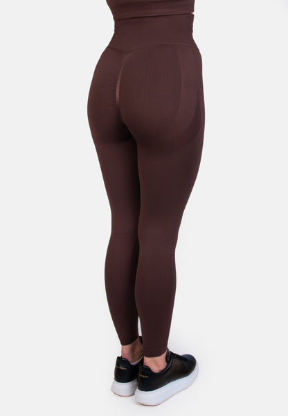 Kaffee Shape Seamless Leggings | Fashion Königin
