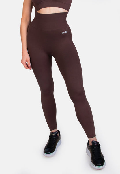 Kaffee Shape Seamless Leggings | Fashion Königin