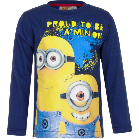 Langarmshirt mit großem Minions Motiv | Fashion Königin