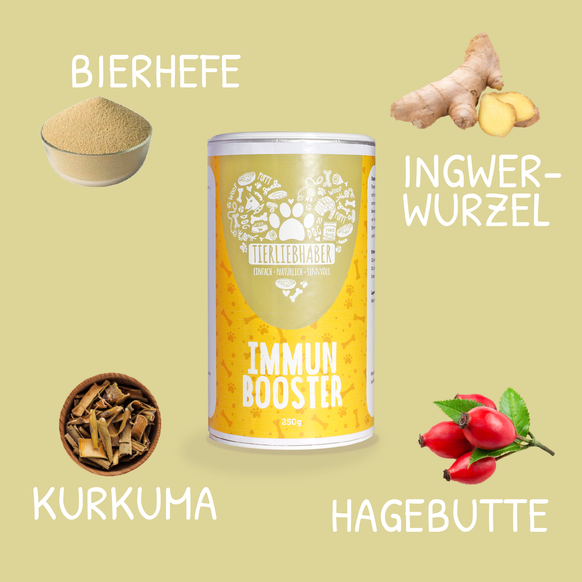 Immun Booster Pulver | Ergänzungsfuttermittel für Hunde aller Rassen  1 | ATTADEX